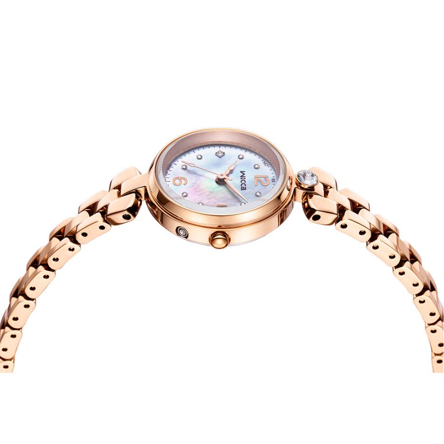 ウィッカ Wicca ウィッカ 腕時計 ラウンドデイトソーラー電波ステンレスlウォッチ Ks1 660 91 ギフトラッピング無料 Fit House House 腕時計 通販