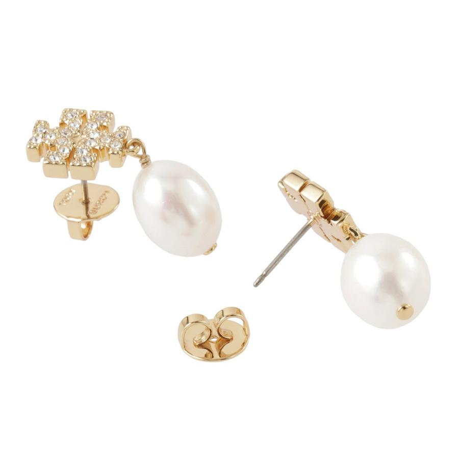TORY BURCH（トリーバーチ） ピアス KIRA PAVE PEARL DROP EARRING