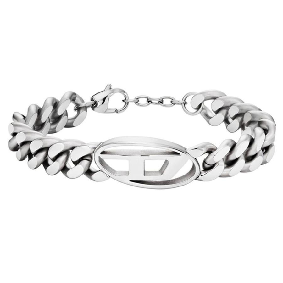 DIESEL（ディーゼル） ブレスレット ロゴチェーンブレスレット