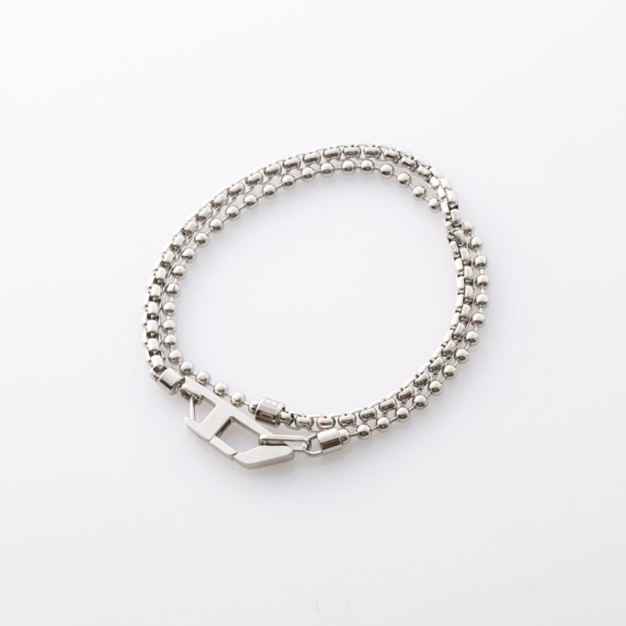 DIESEL（ディーゼル） DIESEL 2連チェーンブレスレット DX1473040