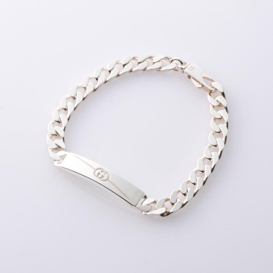 グッチ GUCCI ダイアゴナル インターロッキングG ブレスレット 774054 J8400 8106 20cm　フィットハウスの画像
