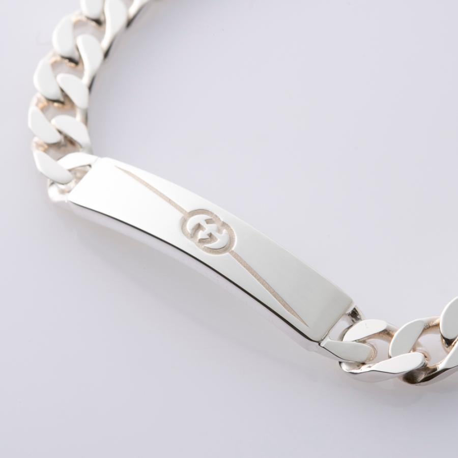 グッチ GUCCI ダイアゴナル インターロッキングG ブレスレット 774054 J8400 8106 20cm　フィットハウスの画像
