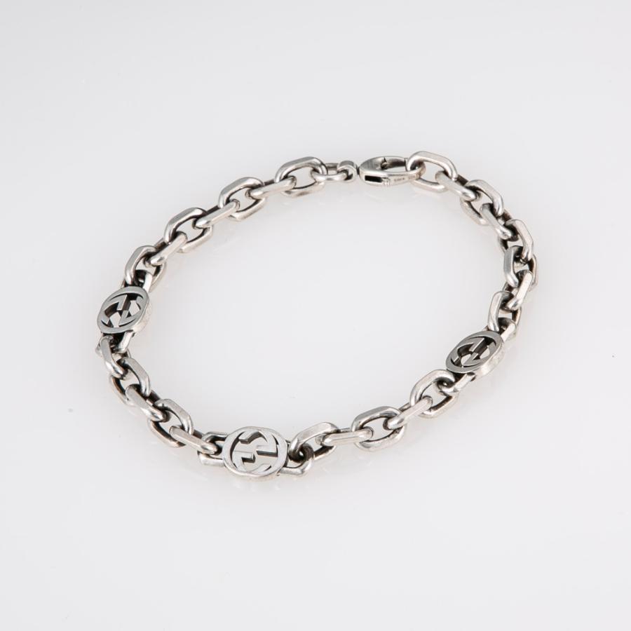 グッチ GUCCI インターロッキング チェーン ブレスレット 620798/J8400/0811/18　フィットハウス