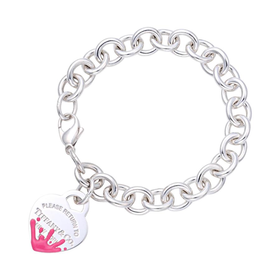 ティファニー TIFFANY ブレスレット スプラッシュハートタグ RD