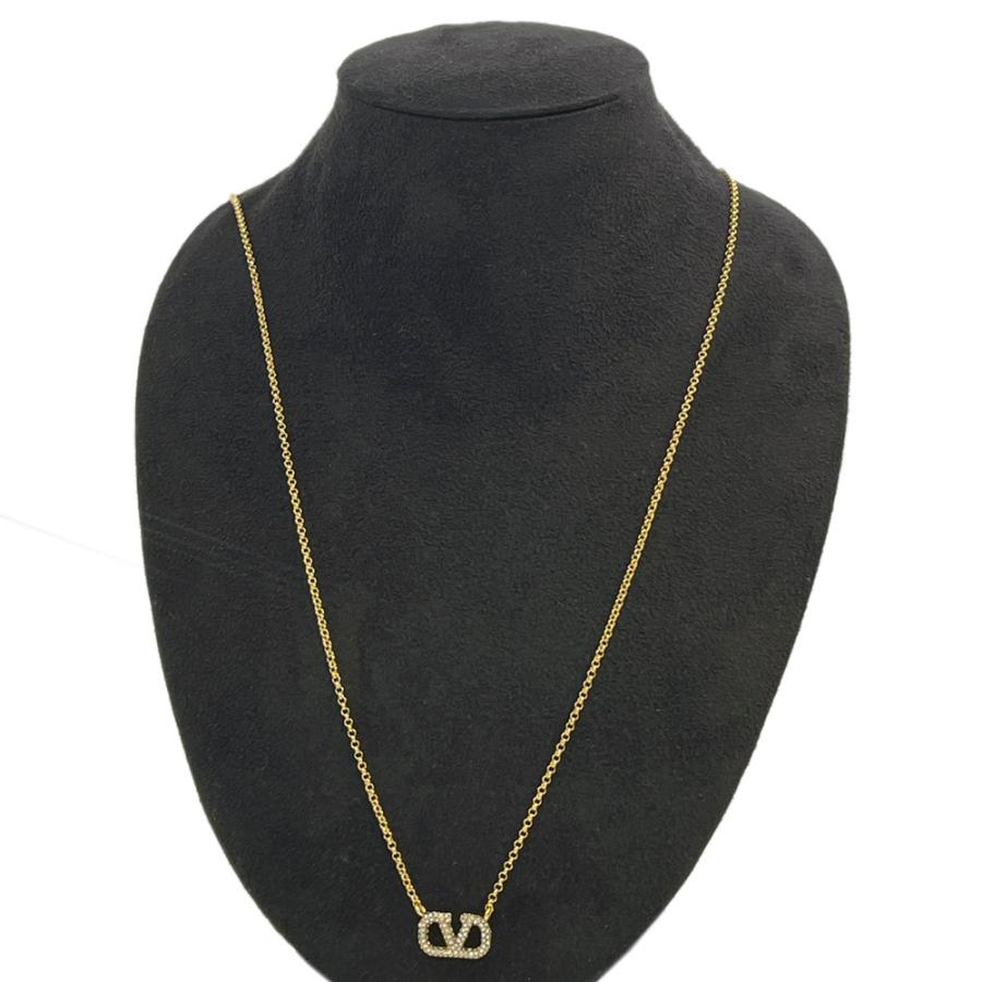 VALENTINO Vロゴ シグネチャー クリスタル　ネックレス Valentino Garavani Vロゴ シグネチャー クリスタル ネックレス