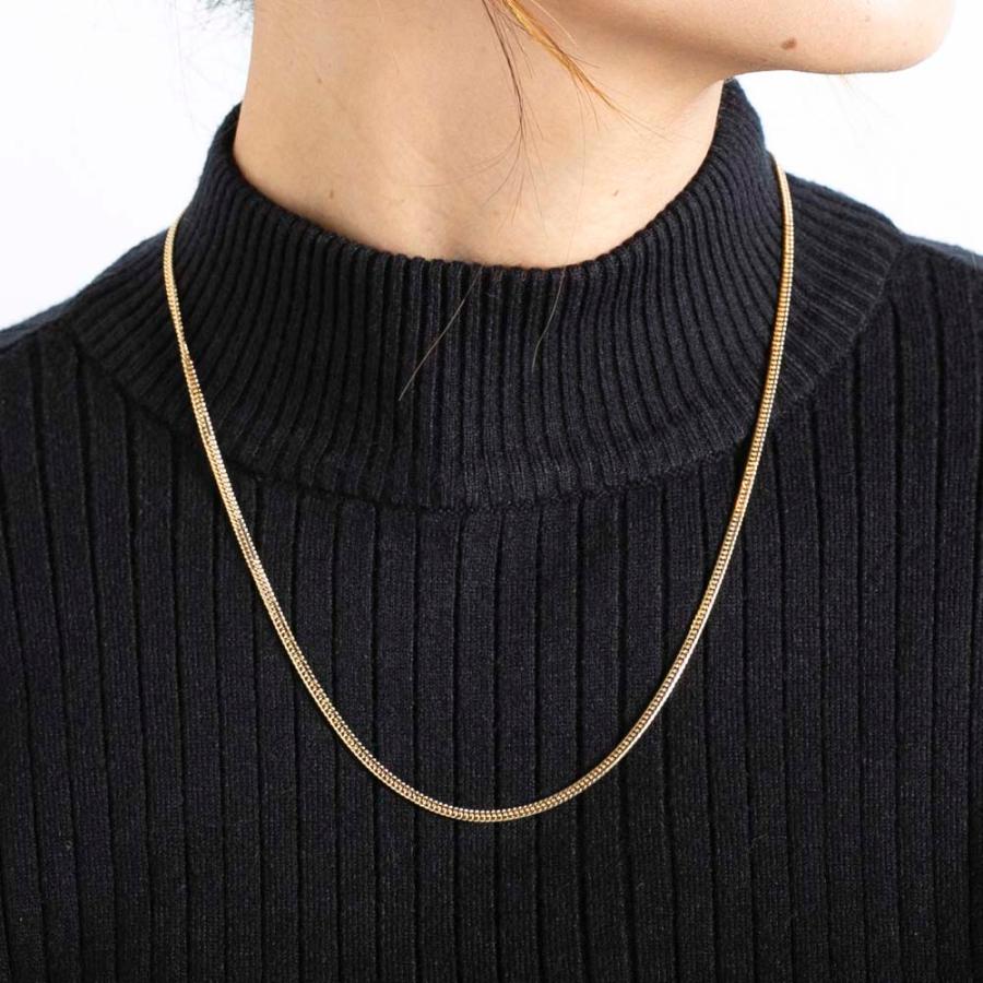 ジュエリー JEWELRY 喜平 ネックレス K18 イエローゴールド 6面ダブル 