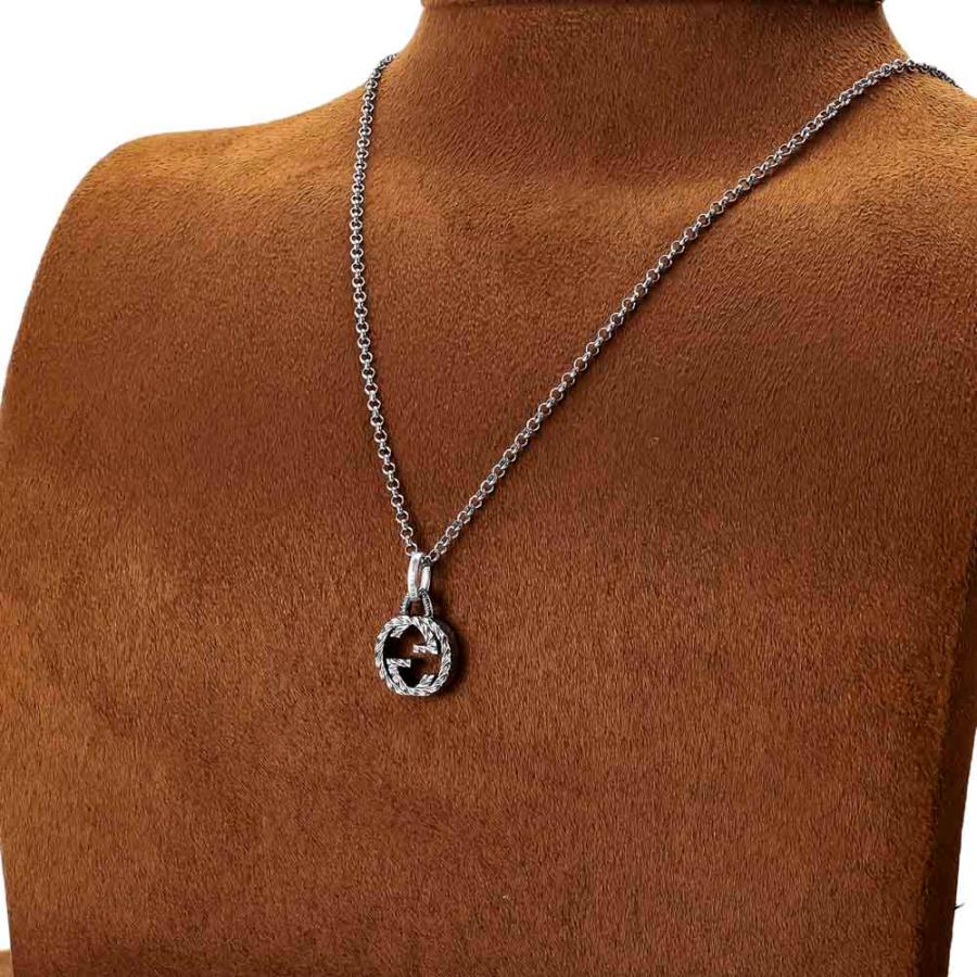 GUCCI（グッチ） ネックレス エングレイブドインターロッキングG N 