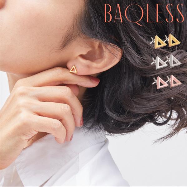 BAQLESS（バックレス） トライアングル 三角 山 ゴールド シルバー