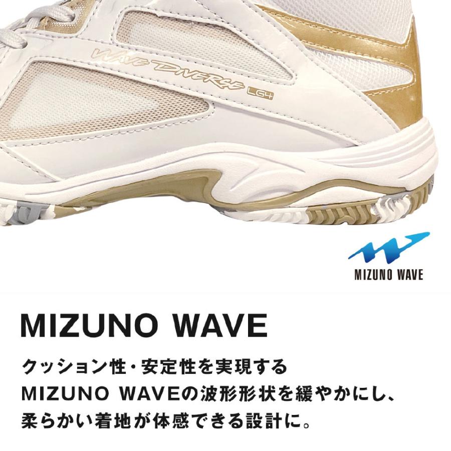 MIZUNO ミズノ ウエーブダイバースLG4リミテッド ホワイト MIZUNO ミズノ ウエーブダイバースLG4リミテッド ホワイト