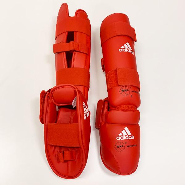 アディダス コンビネーションキック（WKF公認）JAPANモデル adidas martial arts レガース レッグプロテクター 空手 試合用 スパーリング 返品交換不可セール品｜fitnessclub-y｜02