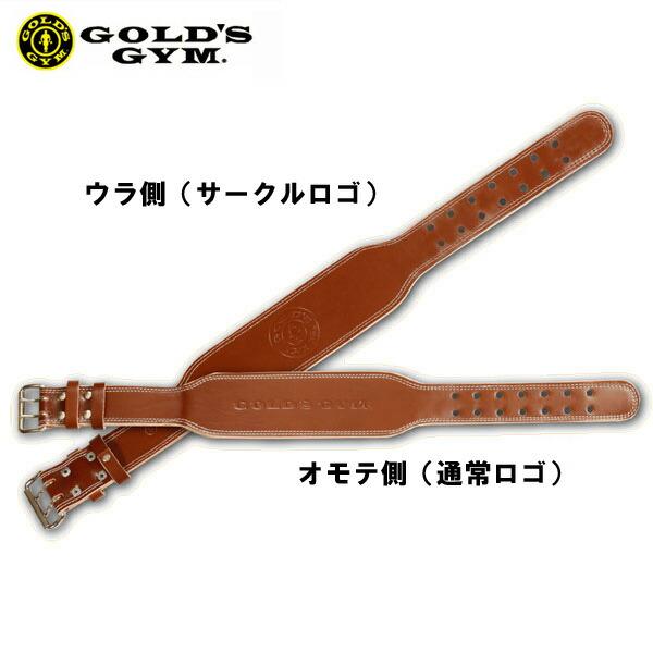 ゴールドジム(GOLD'S GYM) トレーニングベルト　Lサイズ ゴールドジム（GOLD'S GYM） 在庫あり プロレザーベルト GOLD'S GYM_G