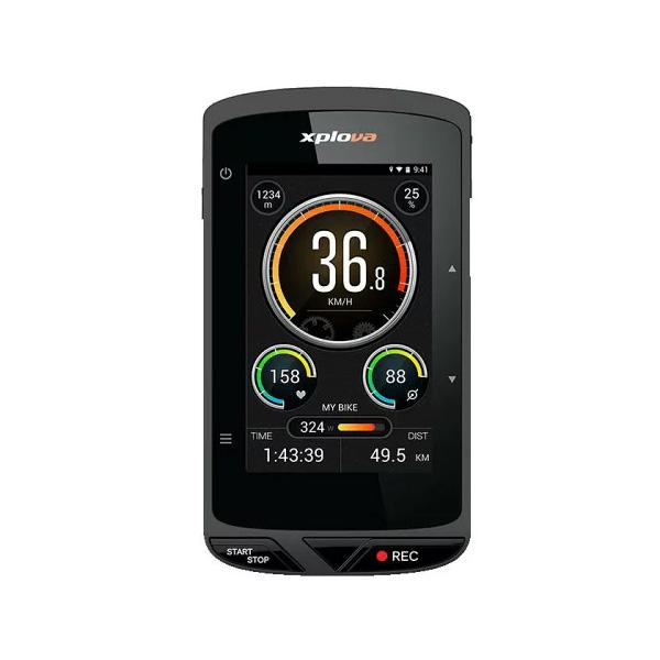 XPLOVA X5 EVO スマートビデオ サイクリングコンピューター GPS カメラ