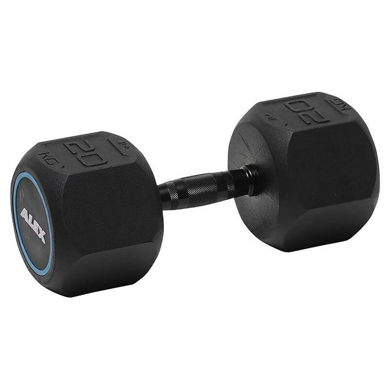 ALEX ラバー HEXダンベル 20kg : フィットネスショップ Yahoo!店