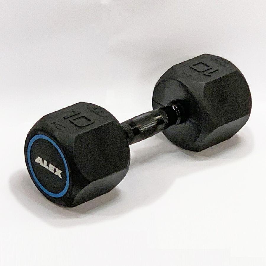 ALEX ラバー HEXダンベル 30kg : フィットネスショップ Yahoo!店
