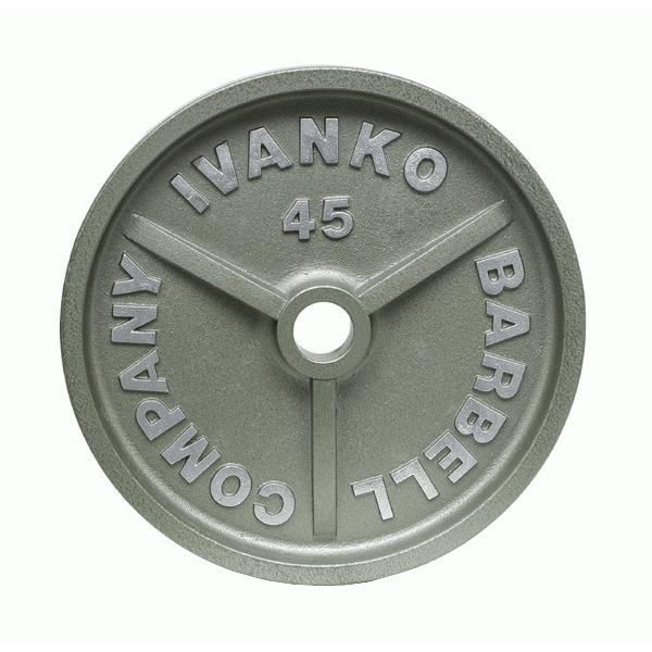 日本総代理店  Φ50mm 20kg バーベルプレート  IVANKO イヴァンコ  オリンピックペイントプレート OMK-20