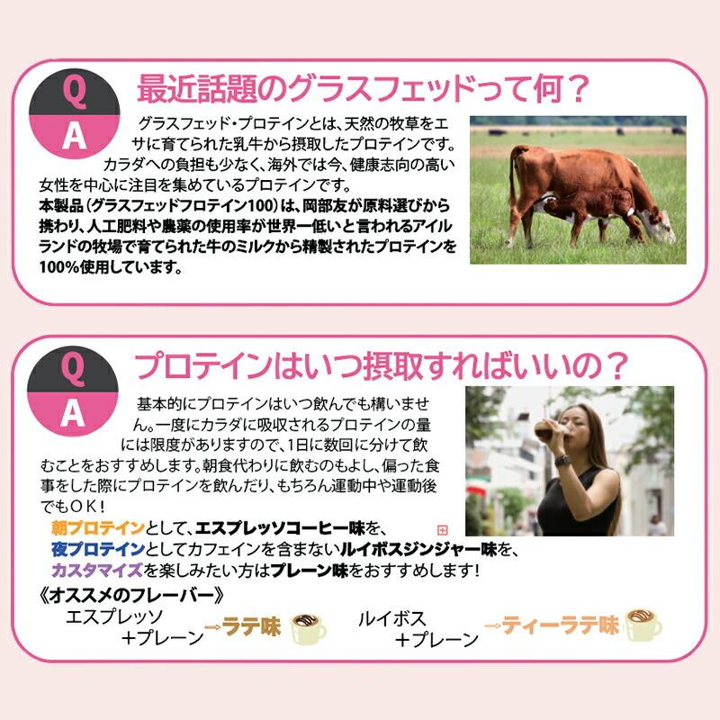 グラスフェッドプロテイン 4フレーバー 600g PURE DIAMOND ピュア 