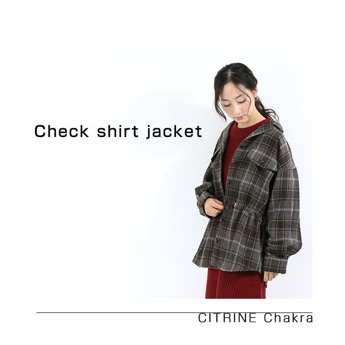 送料無料 チェック柄シャツジャケット アウター ジャケット 秋冬 レディース シャツ チェック柄 zl601 Citrine Chakra シトリン チャクラ 通販 Yahoo ショッピング