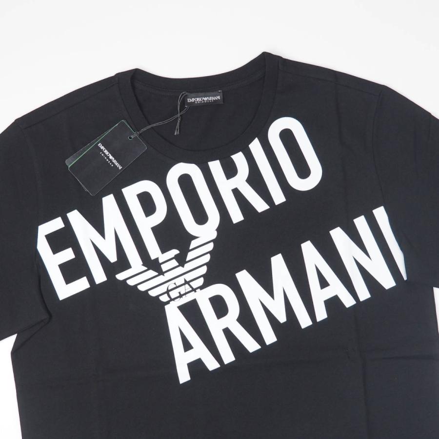 Emporio Armani エンポリオ アルマーニ SWIM 211818 3R476M クルーネック ブランド ロゴ Tシャツ｜fits2｜08