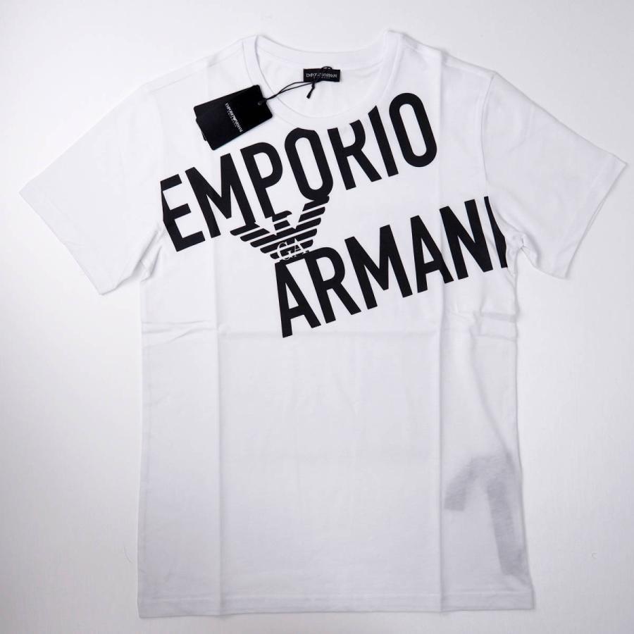 Emporio Armani エンポリオ アルマーニ SWIM 211818 3R476M クルーネック ブランド ロゴ Tシャツ｜fits2｜02
