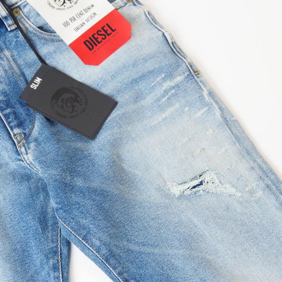 DIESEL（ディーゼル） メンズ デニム ストレッチ ジーンズ スリム 