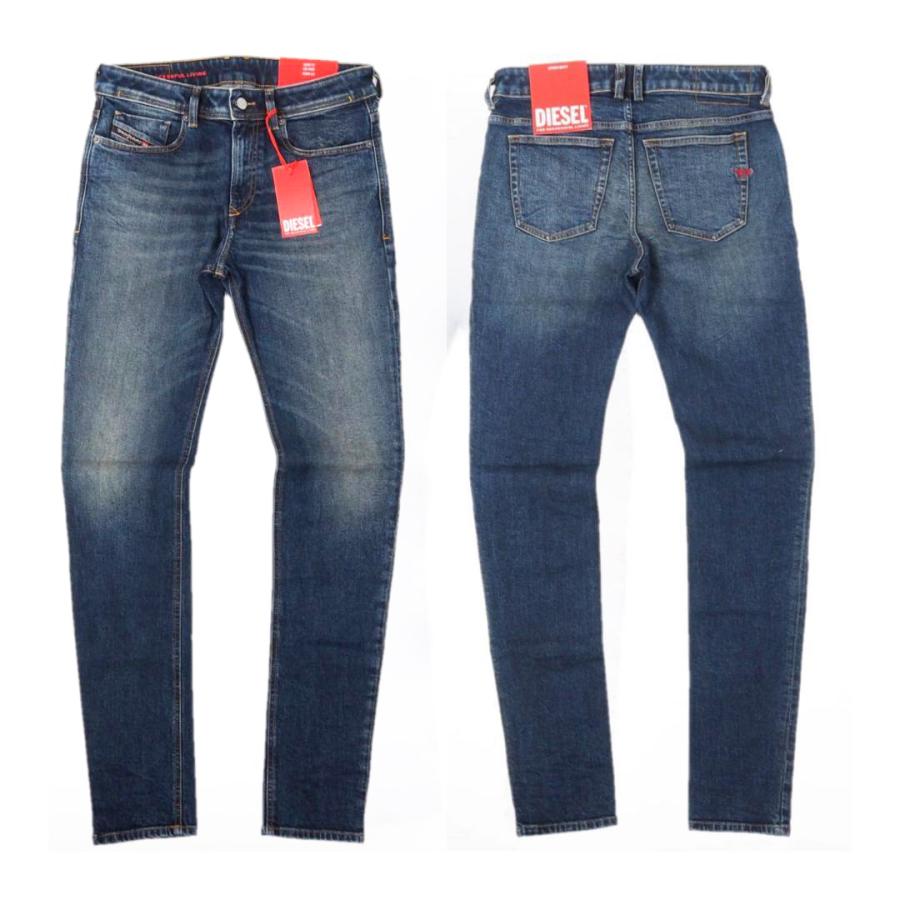 DIESEL ディーゼル SLEENKER 069YY メンズ ダークインディゴ スキニー 