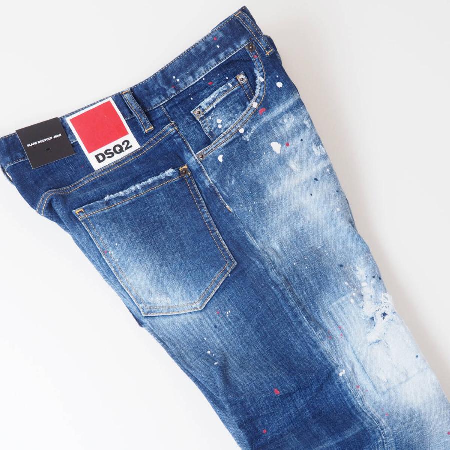 DSQUARED2 ディースクエアード　Mid Waist Flare Jean 楽天市場】【定価80,300円(税込)】DSQUARED2 ディースクエアード
