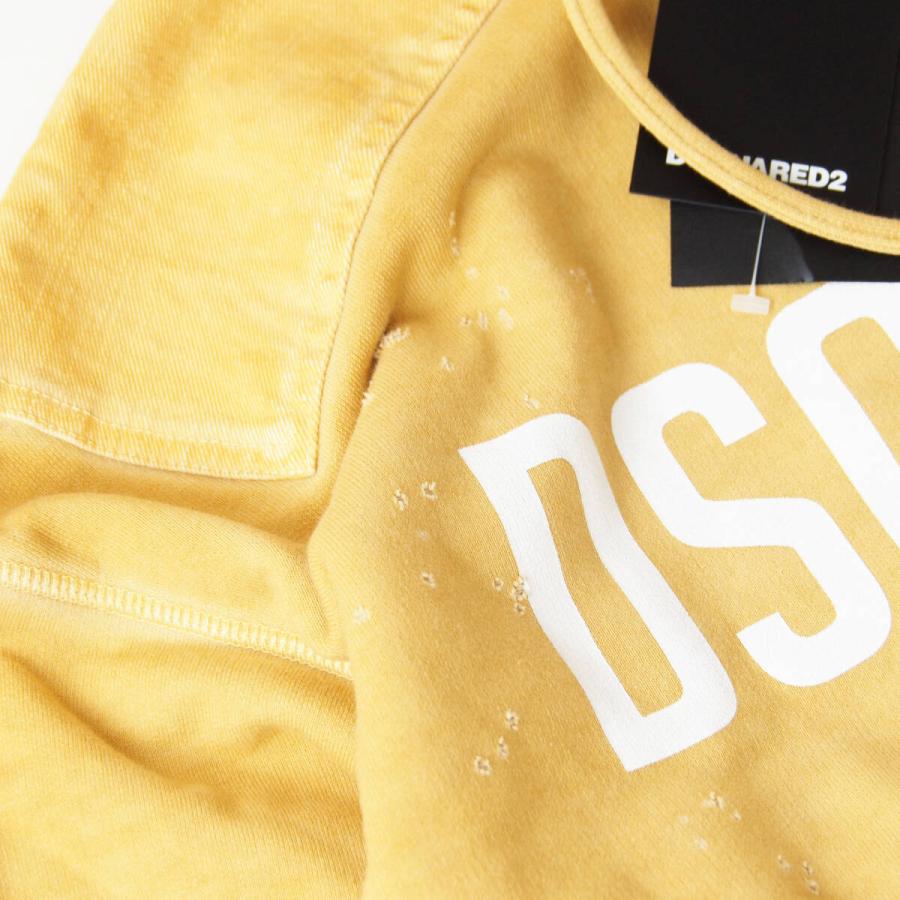 DSQUARED2 ディースクエアード S74GU0736 ヴィンテージ加工 ロゴ