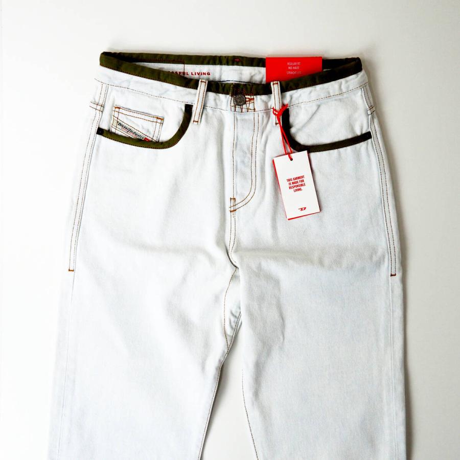 【新品未使用】Dieselディーゼル 2020 D-VIKER テーパード 現行 2020 D-VIKER Man: straight Medium blue Jeans button fly | Diesel