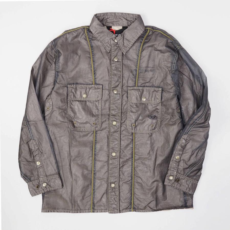 DIESEL ディーセル S-U24 メンズ バックロゴ ナイロン コーチ 