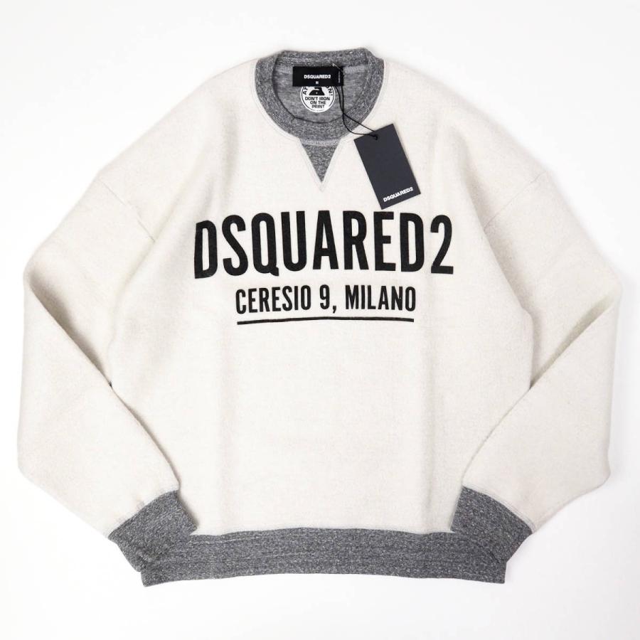 DSQUARED2 ディースクエアード S71GU0466 Ceresio 9 フリース風 クルー 