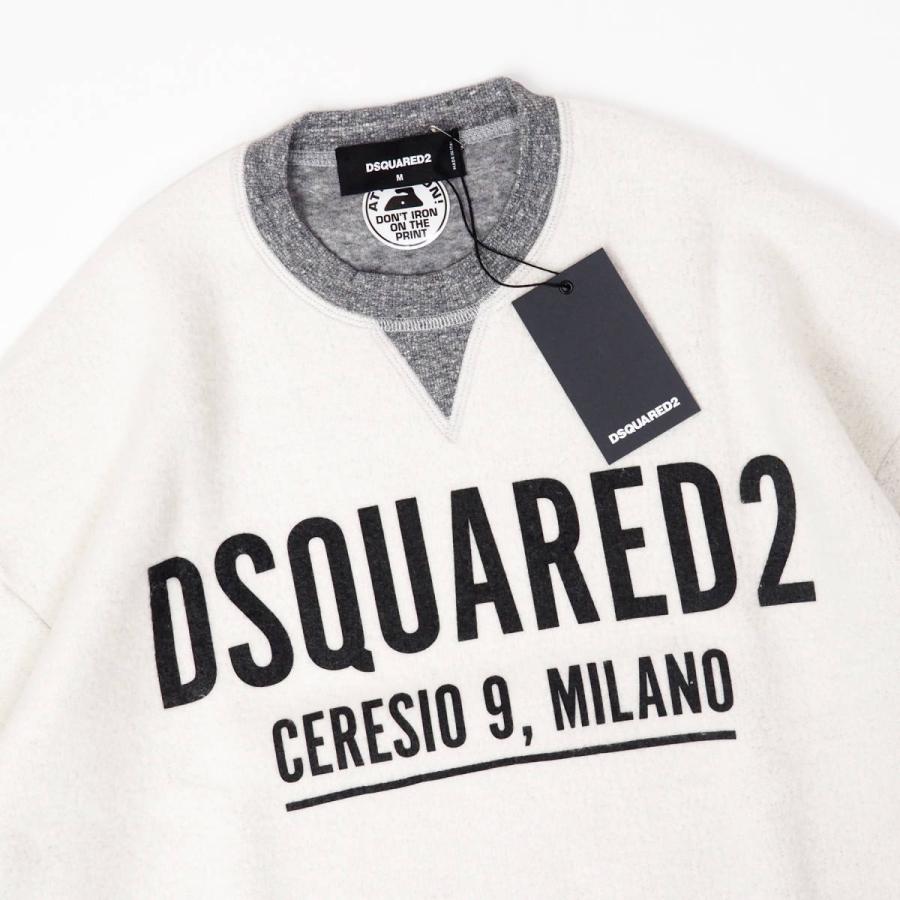 DSQUARED2 ディースクエアード S71GU0466 Ceresio 9 フリース風 クルー 