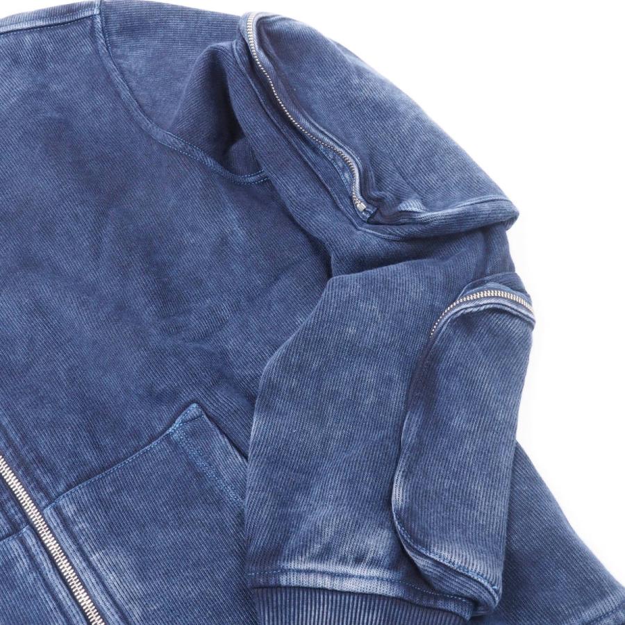 DIESEL ディーセル S-GINNET メンズ ウォッシュ加工 MA-1 ジップアップ 