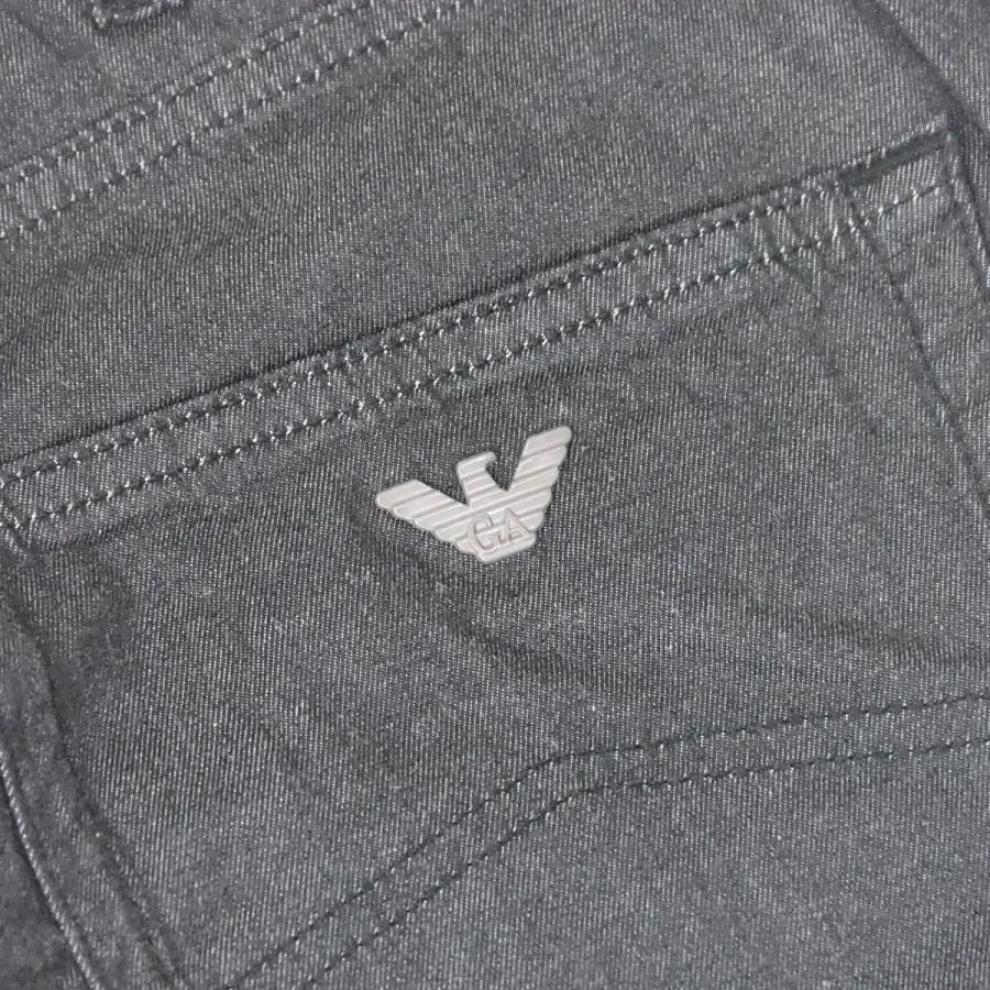 未使用 エンポリオアルマーニ ストレッチ デニム チノ パンツ 29 ロゴ 紺 未使用 エンポリオアルマーニ ストレッチ デニム チノ パンツ 29