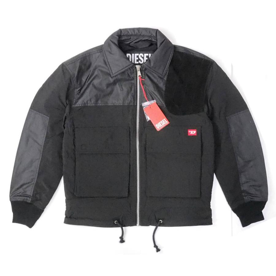 DIESEL ディーゼル J-TECH メンズ レザー切替 オーバルDロゴ DIESEL ディーゼル J-TECH メンズ レザー切替 オーバルDロゴ
