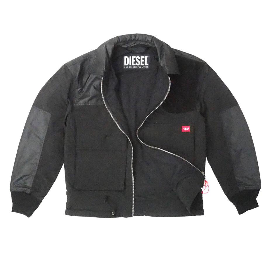 DIESEL ディーゼル J-TECH メンズ レザー切替 オーバルDロゴ DIESEL ディーゼル J-TECH メンズ レザー切替 オーバルDロゴ
