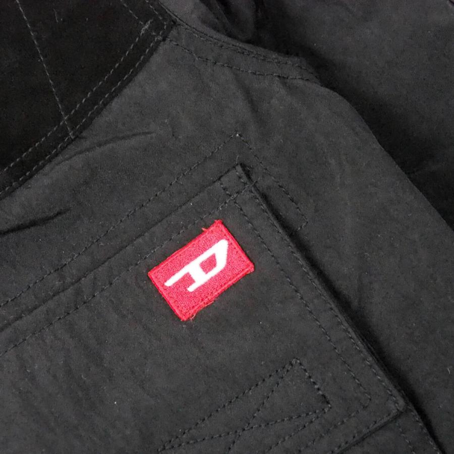 DIESEL ディーゼル J-TECH メンズ レザー切替 オーバルDロゴ DIESEL ディーゼル J-TECH メンズ レザー切替 オーバルDロゴ