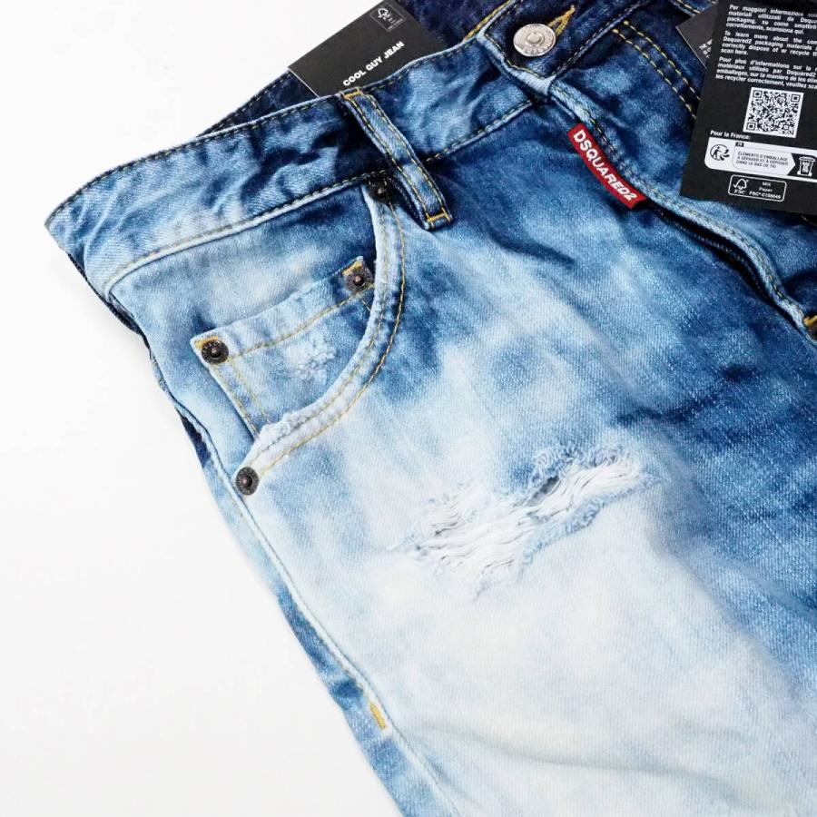 DSQUARED2 ディースクエアード S71LB1172 COOLGUY ブリーチウォッシュ  