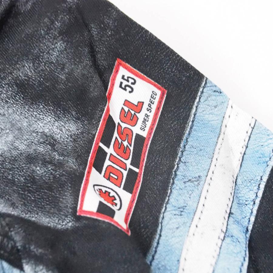DIESEL ディーゼル S-Umbe-G トロンプルイユプリント 総柄 長袖 DIESEL ディーゼル S-Umbe-G トロンプルイユプリント 総柄 長袖