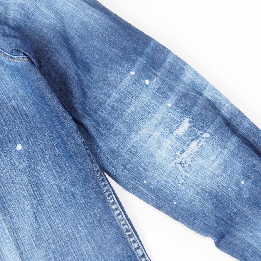 DSQUARED2 ディースクエアード S74DM0724 Relaxed Dan ダメージ加工 