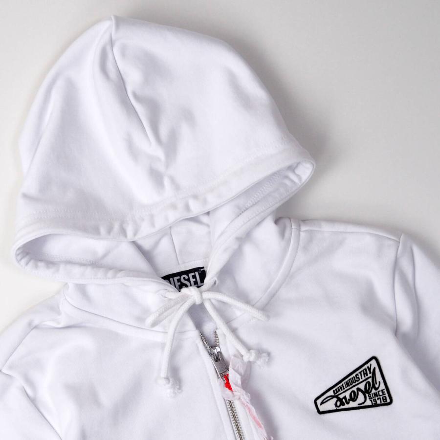 DIESEL（ディーゼル） S-GINN-HOOD-ZIP-K8 メンズ ユニセックス ロゴ