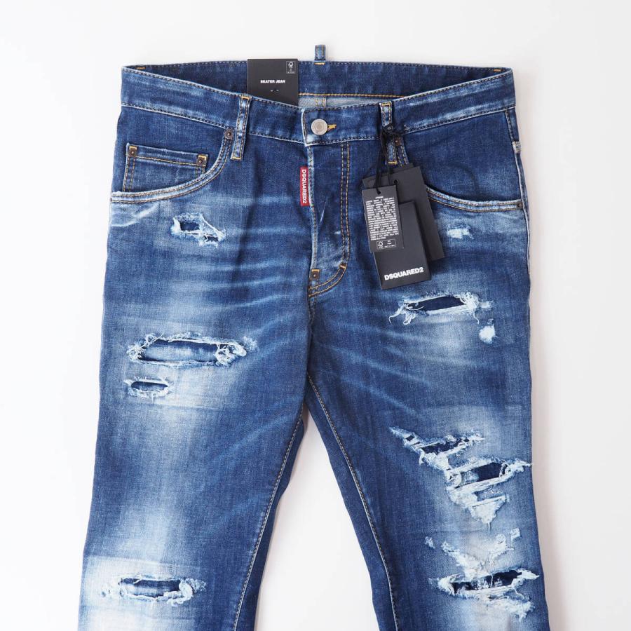 DSQUARED2（ディースクエアード） S71LB1261 SKATER JEANS ダメージ