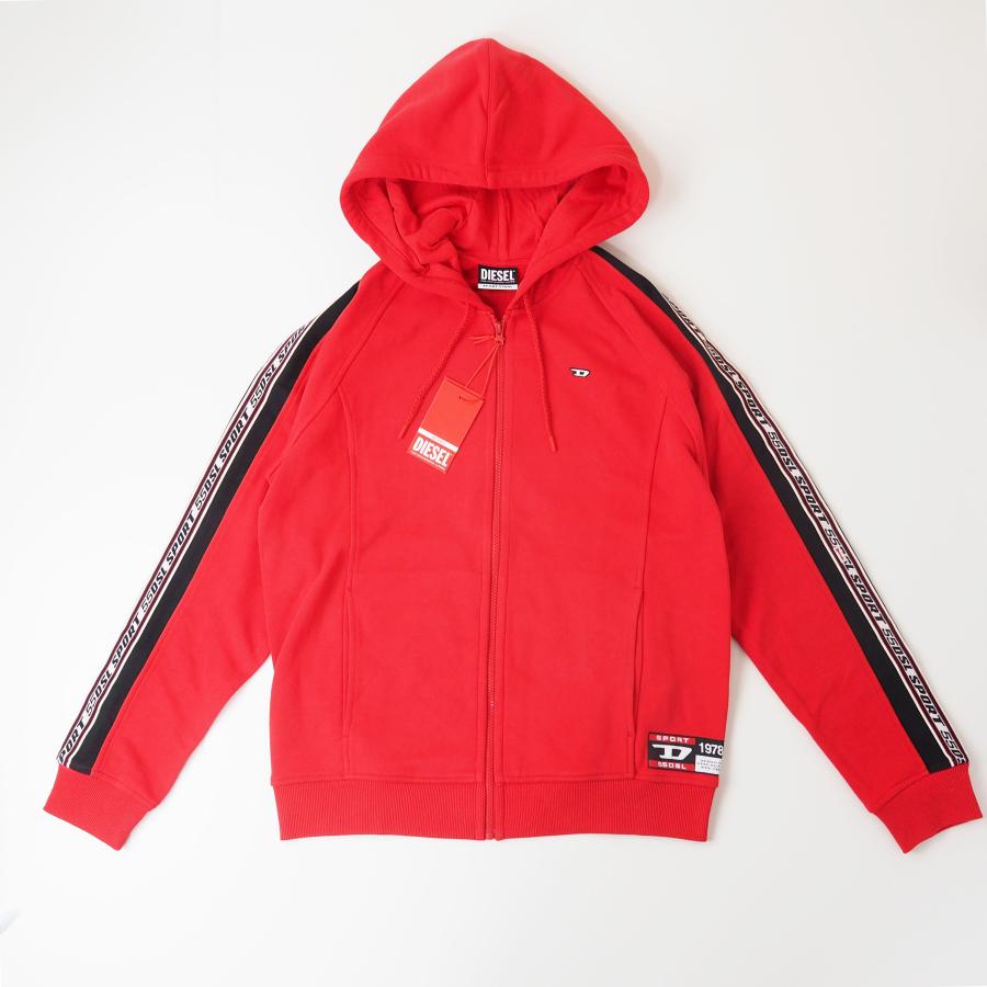 DIESEL（ディーゼル） 55DSL DIESEL SPORT バックロゴ フーディ ジップ