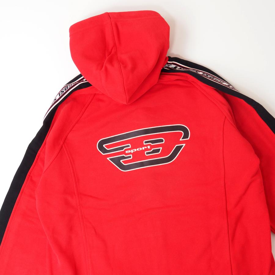 DIESEL（ディーゼル） 55DSL DIESEL SPORT バックロゴ フーディ ジップ