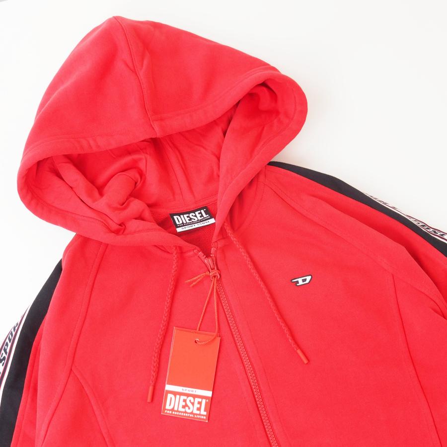 DIESEL（ディーゼル） 55DSL DIESEL SPORT バックロゴ フーディ ジップ