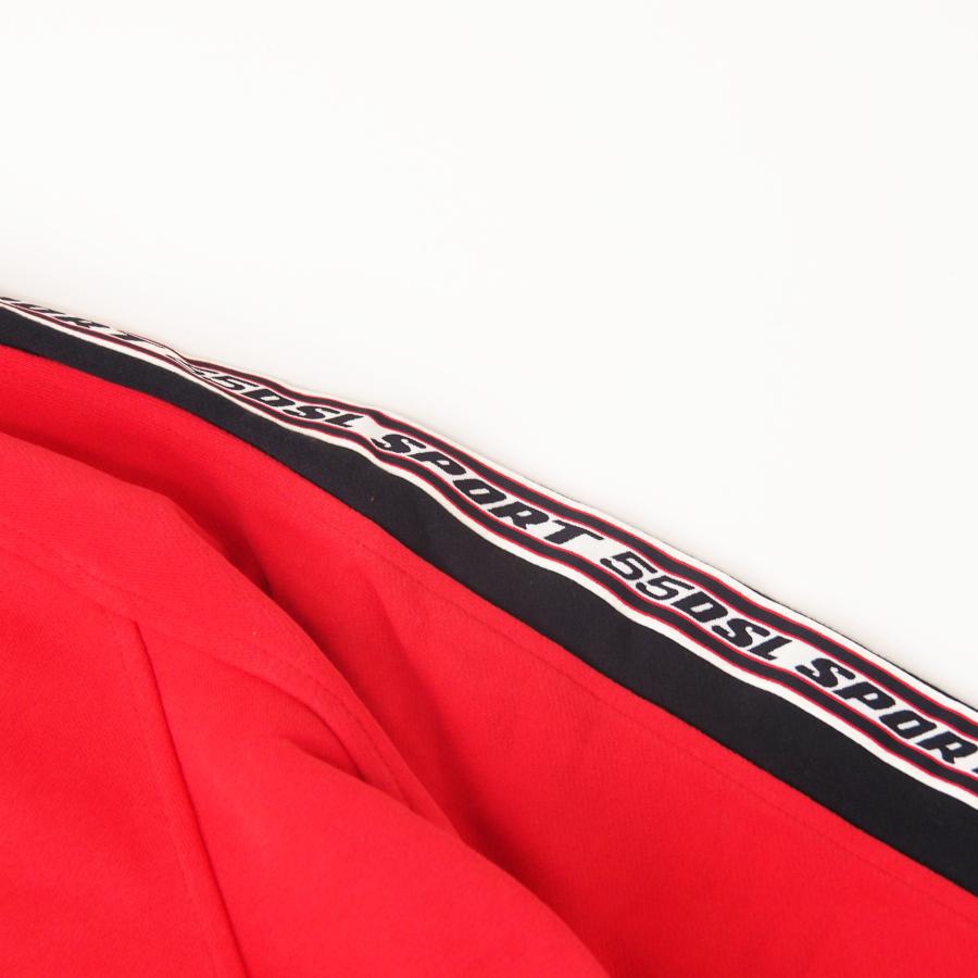 DIESEL 55DSL SPORT バックロゴ フーディ ジップパーカー DIESEL ディーゼル 55DSL SPORT バックロゴ フーディ ジップ