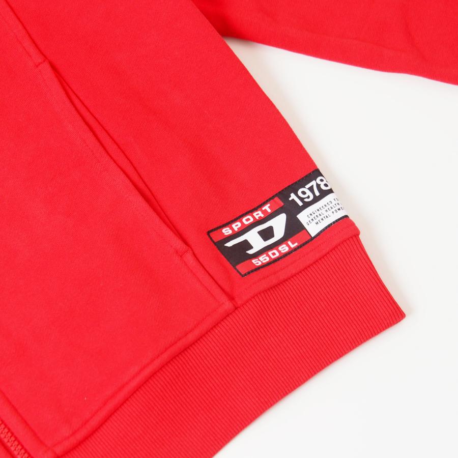 DIESEL（ディーゼル） 55DSL DIESEL SPORT バックロゴ フーディ ジップ