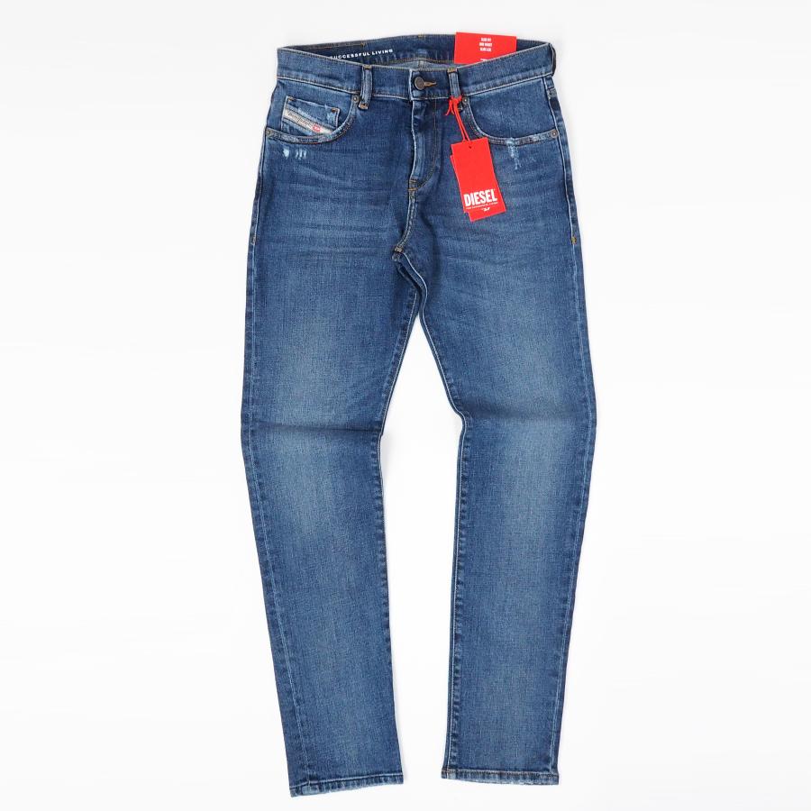 DIESEL D-STRUKT 0ENAT スリム ストレッチ インディゴ デニム DIESEL ディーゼル 2019 D-STRUKT 09E44 メンズ スリム