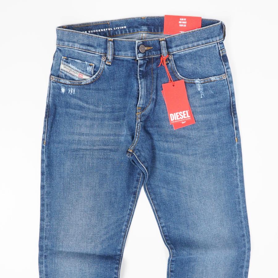 DIESEL 2019 D-STRUKT 09E44 テーパード ストレッチ デニム DIESEL ディーゼル 2019 D-STRUKT 09E44 メンズ スリム