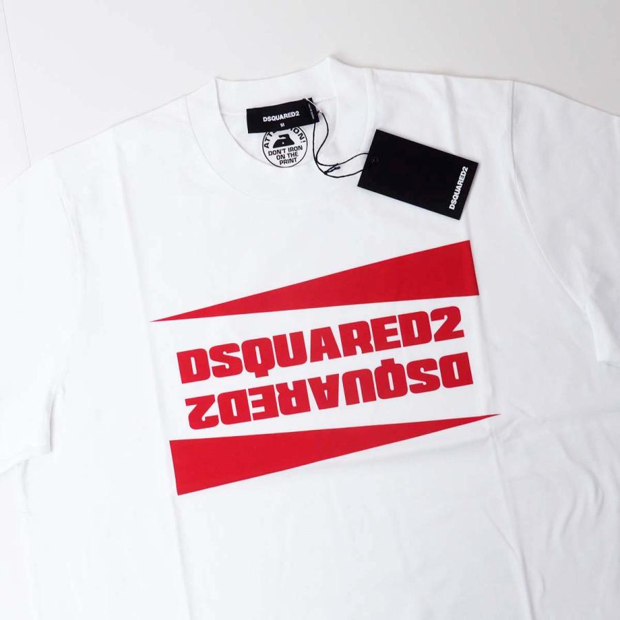 DSQUARED2（ディースクエアード） S71GD1217 リバースロゴ プリント 