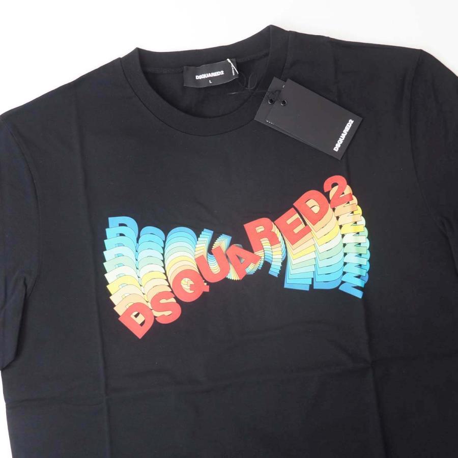 DSQUARED2（ディースクエアード） S74GD1190 レインボー グラフィック